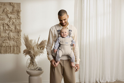 BABYBJORN - Baby Carrier Harmony, Woven, Light Beige mélange