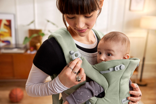 BABYBJORN - Baby Carrier HOLD, WOVEN, Light Green