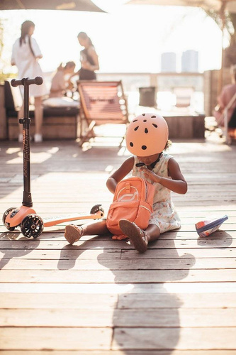 SCOOTANDRIDE - S-M helmet for children 3+ Rose