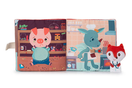 LILLIPUTIENS Activation book with mini-puppet Doctor Alice the fox 12 m+