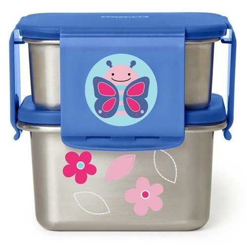 Skip Hop - Zoo Stainless Steel Lunch Kit - Butterfly