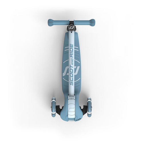 SCOOTANDRIDE - Highwaykick 3S - scooter with 2-in-1 control system and LED wheels, foldable 3+, steel