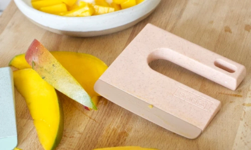 SKÅGFÄ - KLYV Safe Starter Knife for Kids, terra