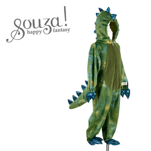 Souza! - Kostium kombinezon kigurumi zielony dinozaur Tyranozaur 5-6 lat