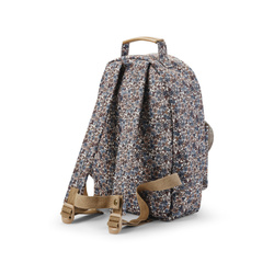 Elodie Details - backpacl MIDI + lunchbox large + thermal bottle, Blue Garden - SET