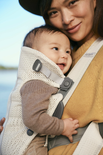 BABYBJÖRN - Baby Carrier BABYBJÖRN Mini 3D Mesh, cream