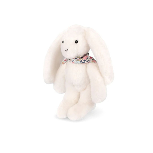 DOUDOU – Lapin Fleurette plush rabbit by Doudou et Compagnie, 25 cm, white