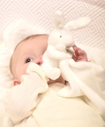 DOUDOU – rabbit security blanket Doudou et Compagnie, ivory
