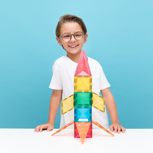 CONNETIX – Light Rocket Pack magnetic tiles – 30 pieces