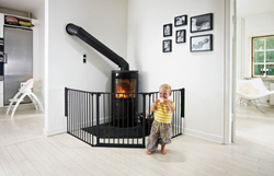 Baby Dan - Safety gate FLEX L, black