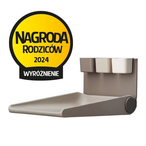 LEANDER WALLY™- WALL MOUNTED CHANGING TABLE, CAPPUCCINO