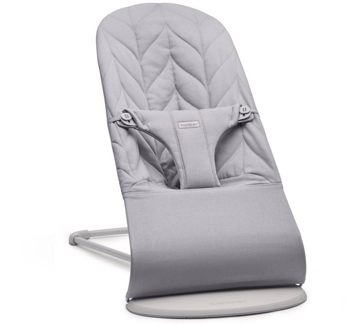 BABYBJÖRN - Bouncer Woven - Light Grey, Petal Quilt