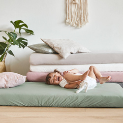 LEANDER - sheet for baby cot 2 pcs, Sage Green