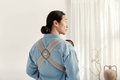 BABYBJÖRN - Baby Carrier MINI 3D Mesh, Grey Beige
