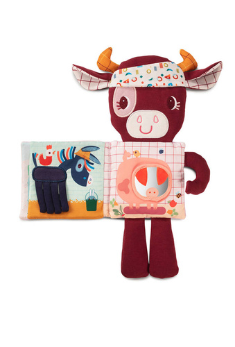 LILLIPUTIENS - Cuddle book Rosalie the cow 3m+