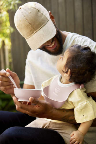 BABYBJORN - Dinnerware Set, 8 pcs - Powder Pink