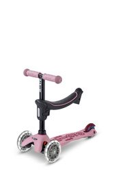 MICRO - swing scooter Mini Deluxe Rock&Go LED, dusty rose