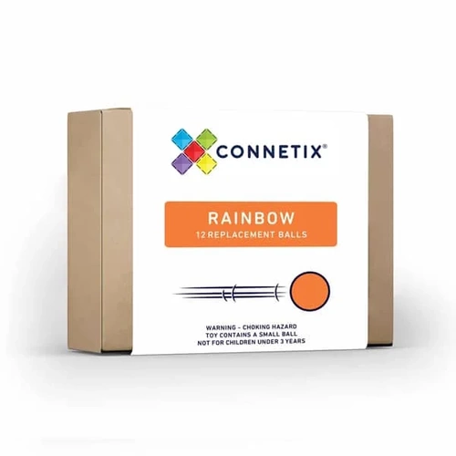 Connetix - 12 Pc Rainbow Replacement Ball Pack