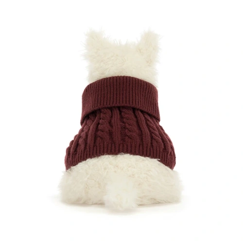 Jellycat - Munro Scottie Dog 'Winter Jumper' 25 cm