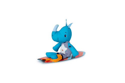 LILLIPUTIENS Magical cuddly bath toy surfer Rhinoceros Marius 12 m+