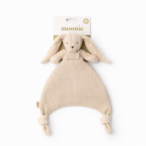 MOONIE - Doudou the rabbit cuddly toy, sand