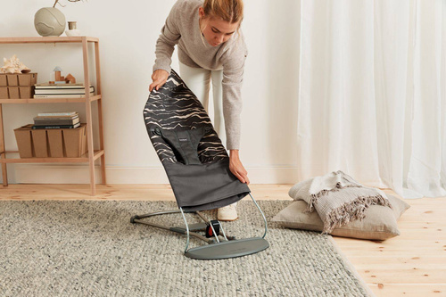 BABYBJÖRN - Bouncer Bliss, Anthracite/Landscape Print, Cotton