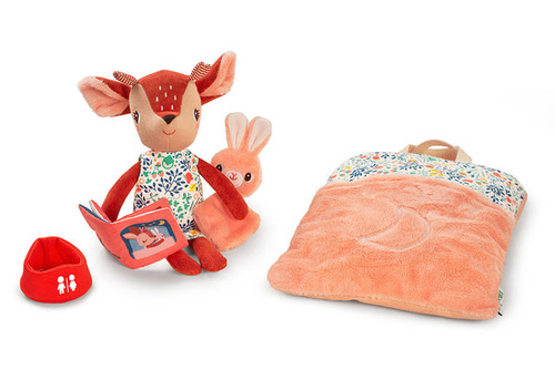 LILLIPUTIENS - Roe-deer Stella cuddly toy with accessories for falling asleep 2 years +