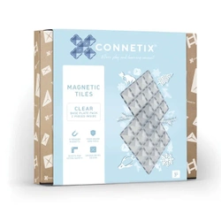CONNETIX - 2 Piece Clear Base Plate Pack