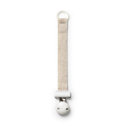 Elodie Details - Wood Pacifier Clip - Silver Sheen