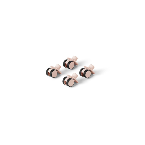 MODU - 4x Swirly Wheels, soft rose