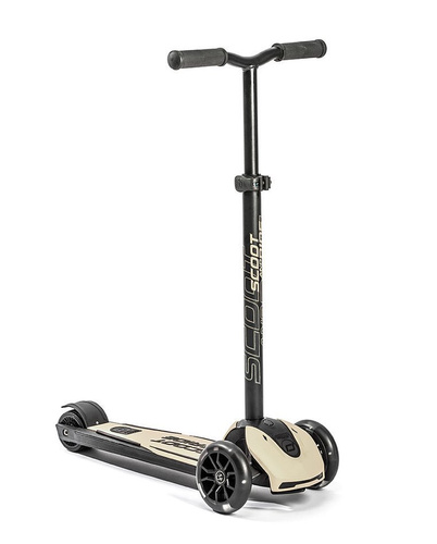 SCOOTANDRIDE - Highwaykick 5 LED - Folding scooter with light-up wheels 5+ Ash