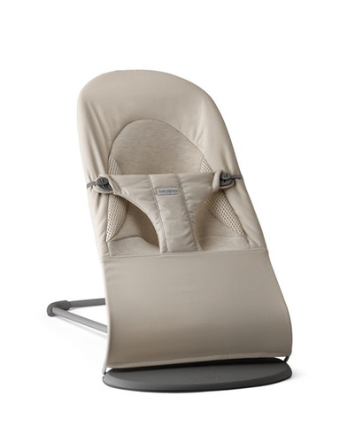 BABYBJÖRN - Bouncer Balance Soft Woven/Jersey Tri Fabric, Sand Grey