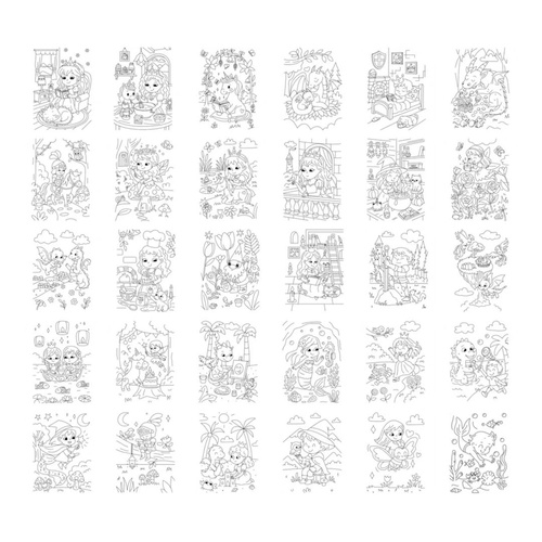 KIDYWOLF – refill set for KIDYDRAW-PAD 6+, Once Upon a Time