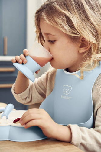 BABYBJORN - Baby Dinner Set - Powder Blue