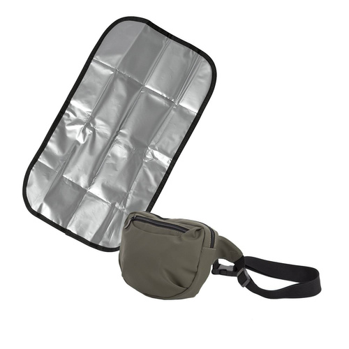 BabyDan - Changing bag Mini by BabyDan, green – Fanny Pack with changing pad