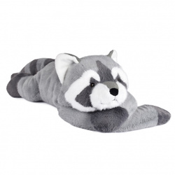 DOUDOU – Podcoll weighted plush raccoon, Histoire d'Ours, 75 cm, grey