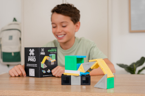 CONNETIX – Magnetic Tiles PRO Build It 4 Ways Vehicles Pack - 30 pieces