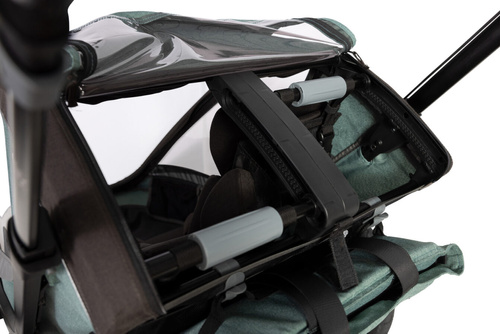 Hamax - Bike trailer for kids COCOON , double - Green/black