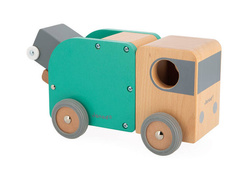Janod - Wooden garbage truck Bolid 2+
