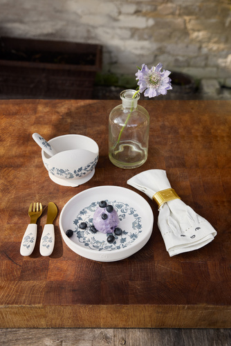 Elodie Details - Silicone Plate Set - Garden Leo Toile