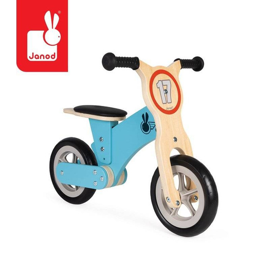 Janod - Bikloon Little Racer 2+ wooden balance bike for 3+ years