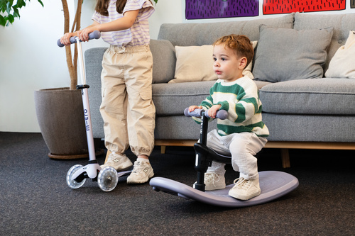 MICRO - swing scooter Mini Deluxe Rock&Go LED, lavender mist