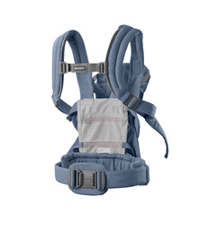 BABYBJORN - Baby Carrier Harmony, Woven, Blue mélange