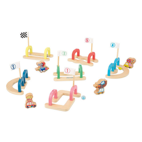 Janod - Marble Game Applepop 3+ Obstacle Race