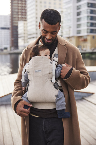 BABYBJORN - Baby Carrier Harmony, Woven, Light Beige mélange