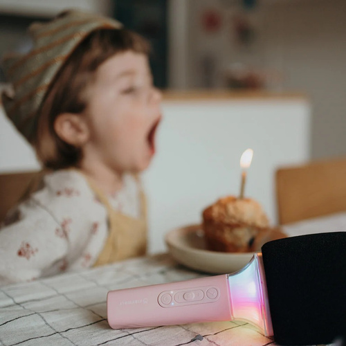 Kidywolf – glowing karaoke microphone Kidymic, pink