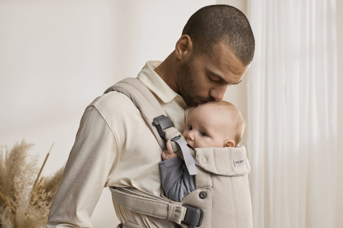 BABYBJORN - Baby Carrier Harmony, Woven, Light Beige mélange
