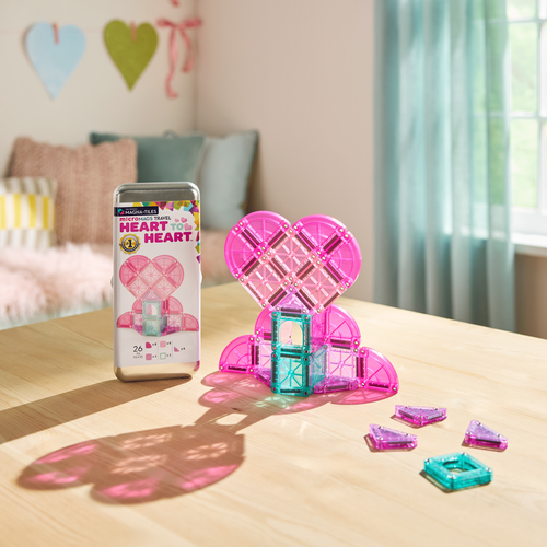 MAGNA-TILES - magnetic blocks Travel microMAGS Heart to Heart 26 pcs.