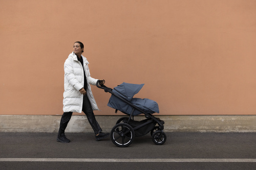 THULE - Urban Glide 4-wheel stroller - dark slate + gondola - SET