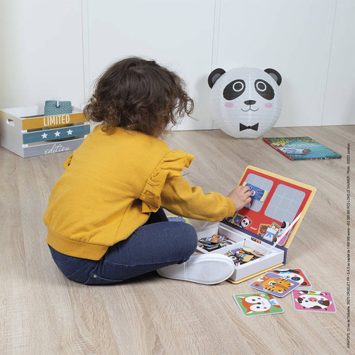 Janod - Magnetic puzzle Magnetibook animal puzzle